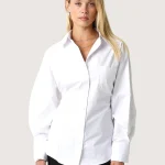 Classic White Button-Up Shirt